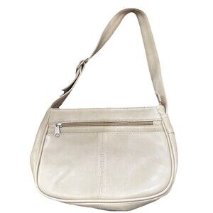 Coronado Leather Concealed Carry Purse Lock w/ 2 Keys Hobo Tan Zipper Pocket EUC